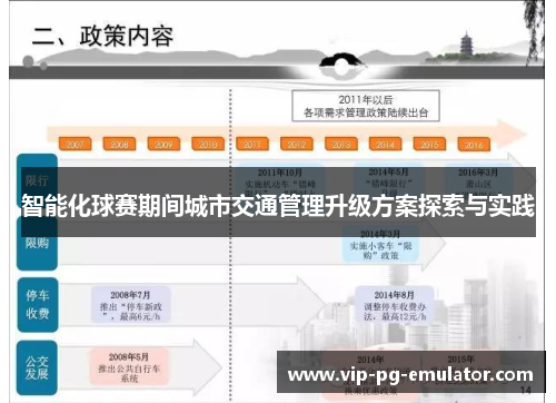 智能化球赛期间城市交通管理升级方案探索与实践