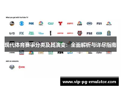 现代体育赛事分类及其演变:全面解析与详尽指南