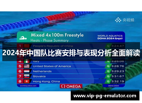 2024年中国队比赛安排与表现分析全面解读 2024年中国队比赛安排与表现分析全面解读